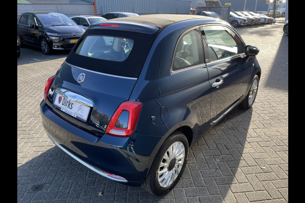 Fiat 500C 86pk Lounge (Navigatie - Leder - Stoelverwarming - Apple Carplay - Airco - Cruise Controle - 15"velgen)