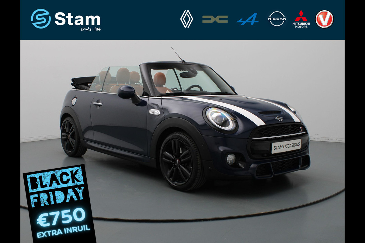 MINI Cabrio 190pk Cooper S Night Jack Edition Automaat Harman Kardon | Camera | Adapt. Cruise | Parkeersens. v+a | Stoelverw.
