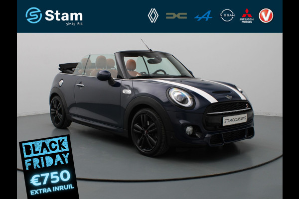 MINI Cabrio 190pk Cooper S Night Jack Edition Automaat Harman Kardon | Camera | Adapt. Cruise | Parkeersens. v+a | Stoelverw.