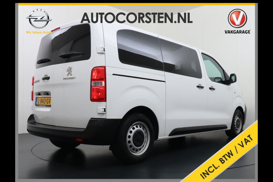 Peugeot e-Expert EV 50kWh 9-Persoons Airco Navi* Apple Carplay Android Auto Cruise Control 3 Zitrijen Dab+ Schuifdeur Privacy Glas Achterdeuren 1e Eigenaar Origineel Nederlandse Auto