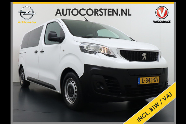 Peugeot e-Expert EV 50kWh 9-Persoons Airco Navi* Apple Carplay Android Auto Cruise Control 3 Zitrijen Dab+ Schuifdeur Privacy Glas Achterdeuren 1e Eigenaar Origineel Nederlandse Auto