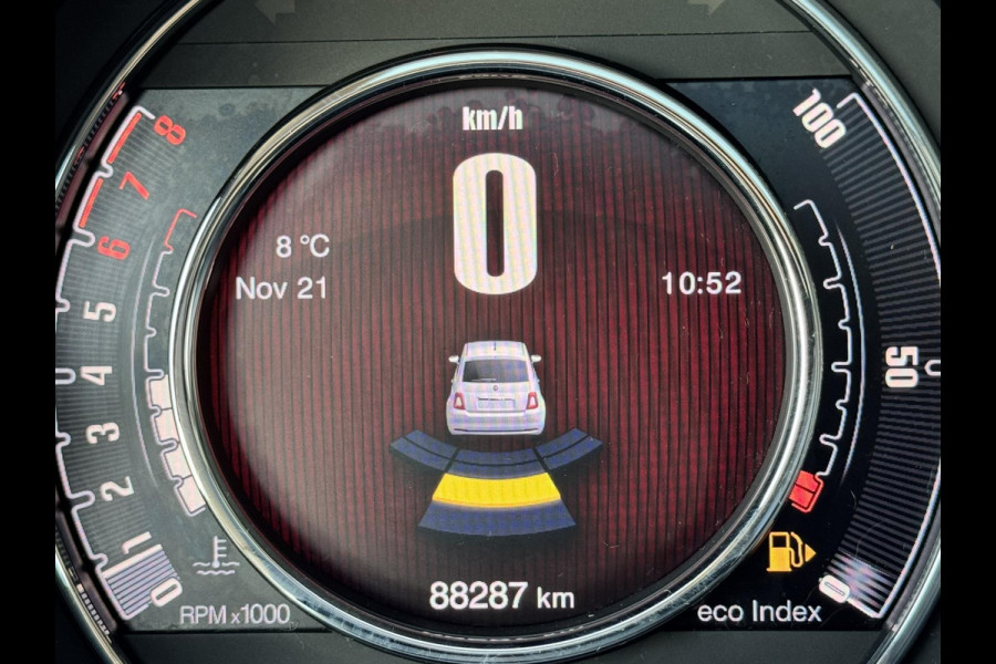 Fiat 500 1.2 Lounge Airco Cruise control Bluetooth Elektrisch bedienbare ramen en spiegels Pano
