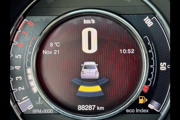 Fiat 500 1.2 Lounge Airco Cruise control Bluetooth Elektrisch bedienbare ramen en spiegels Pano