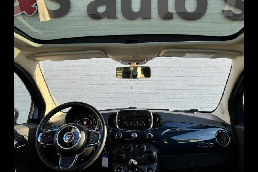 Fiat 500 1.2 Lounge Airco Cruise control Bluetooth Elektrisch bedienbare ramen en spiegels Pano