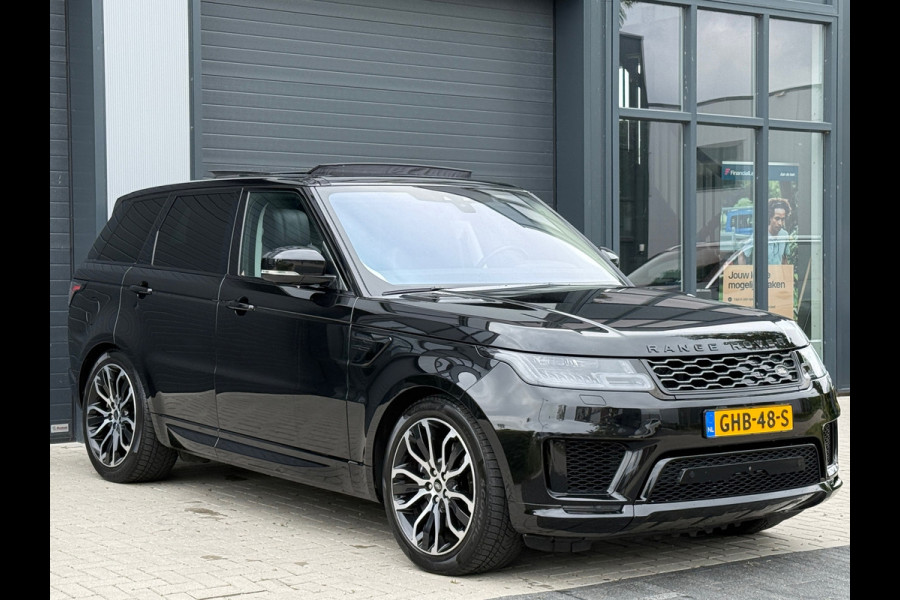 Land Rover Range Rover Sport P400e Autobiography Dynamic / BTW / Luchtvering / 360 Camera / Schuifdak / Black / ACTIE !