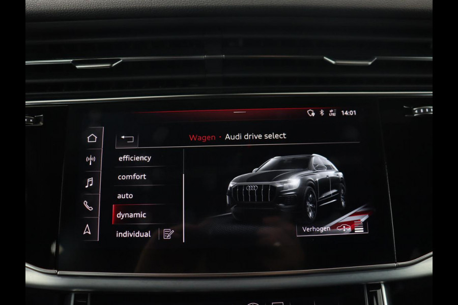 Audi Q8 50 TDI quattro Pro Line S | Panoramadak | Nappaleder | Head-Up | Adaptive cruise | Bang & Olufsen | Matrix LED | 360 Camera | Trekhaak | Stuurverwarming | Side Assist | Keyless | Memory Carplay | Soft-close