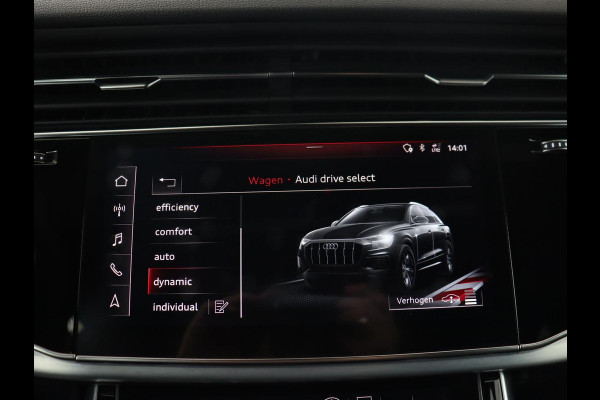 Audi Q8 50 TDI quattro Pro Line S | Panoramadak | Nappaleder | Head-Up | Adaptive cruise | Bang & Olufsen | Matrix LED | 360 Camera | Trekhaak | Stuurverwarming | Side Assist | Keyless | Memory Carplay | Soft-close