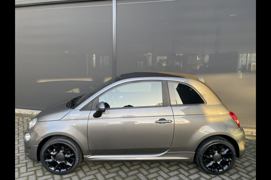Fiat 500 1.0 Hybrid Airco - Cruise control - Open dak - Parkeersensoren achter - Mistlampen voor - Stuur leder - Stuur multifunctioneel - Bluetooth - Licht metalen velgen 15 inch