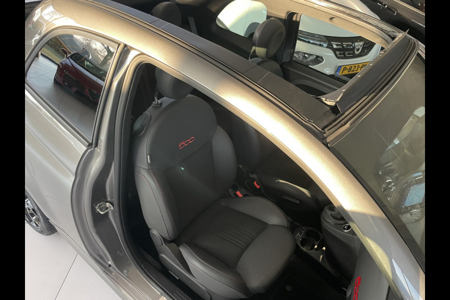 Fiat 500 1.0 Hybrid Airco - Cruise control - Open dak - Parkeersensoren achter - Mistlampen voor - Stuur leder - Stuur multifunctioneel - Bluetooth - Licht metalen velgen 15 inch