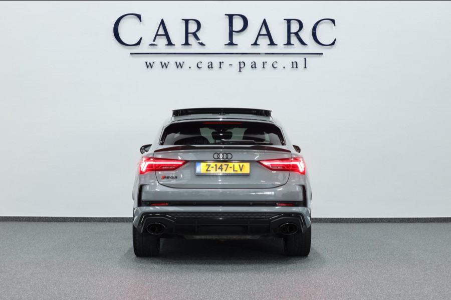 Audi RSQ3 Sportback 2.5 TFSI Quattro 400PK MATRIX+LED/VIRTUAL/PANO/LEER+S.VERWARMING/B&O/21"LMV/360/LINE/ACC/ECC/12 MDN GARANTIE!