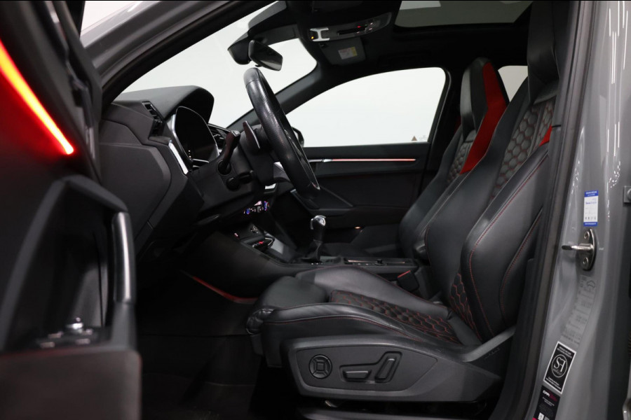 Audi RSQ3 Sportback 2.5 TFSI Quattro 400PK MATRIX+LED/VIRTUAL/PANO/LEER+S.VERWARMING/B&O/21"LMV/360/LINE/ACC/ECC/12 MDN GARANTIE!