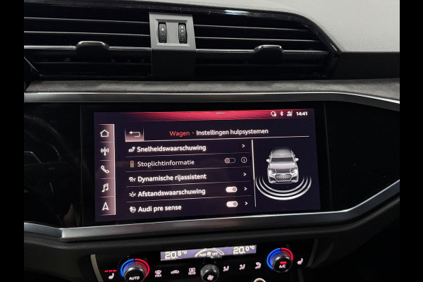 Audi RSQ3 Sportback 2.5 TFSI Quattro 400PK MATRIX+LED/VIRTUAL/PANO/LEER+S.VERWARMING/B&O/21"LMV/360/LINE/ACC/ECC/12 MDN GARANTIE!