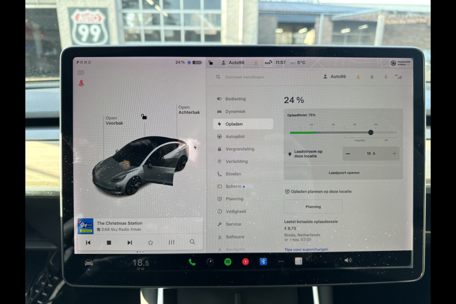 Tesla Model 3 Long Range AWD 75 kWh CLIMA / VOL LEDER / NAP / STOELVERWARMING