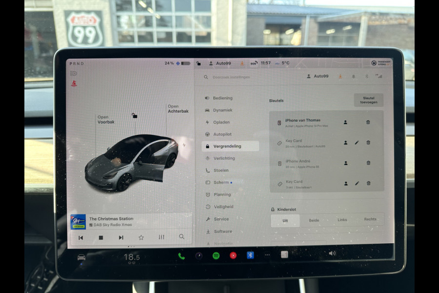 Tesla Model 3 Long Range AWD 75 kWh CLIMA / VOL LEDER / NAP / STOELVERWARMING