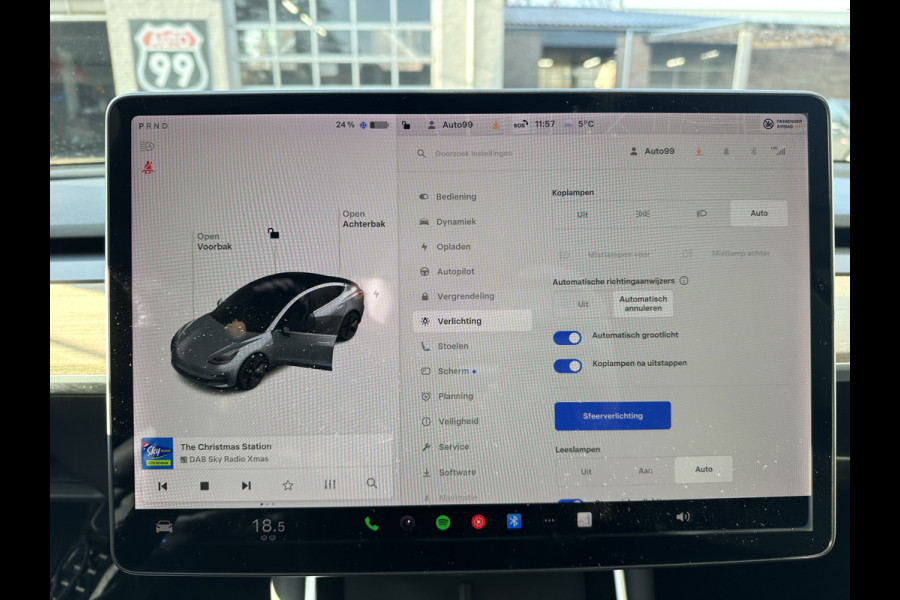 Tesla Model 3 Long Range AWD 75 kWh CLIMA / VOL LEDER / NAP / STOELVERWARMING