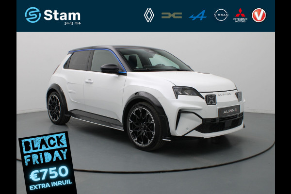 ALPINE A290 GT 52 kWh Snel Leverbaar | NIEUW | SNOWFLAKE met semi-diamant | Adapter V2L | Zonder naam uitvoering op kofferklep | 180pk