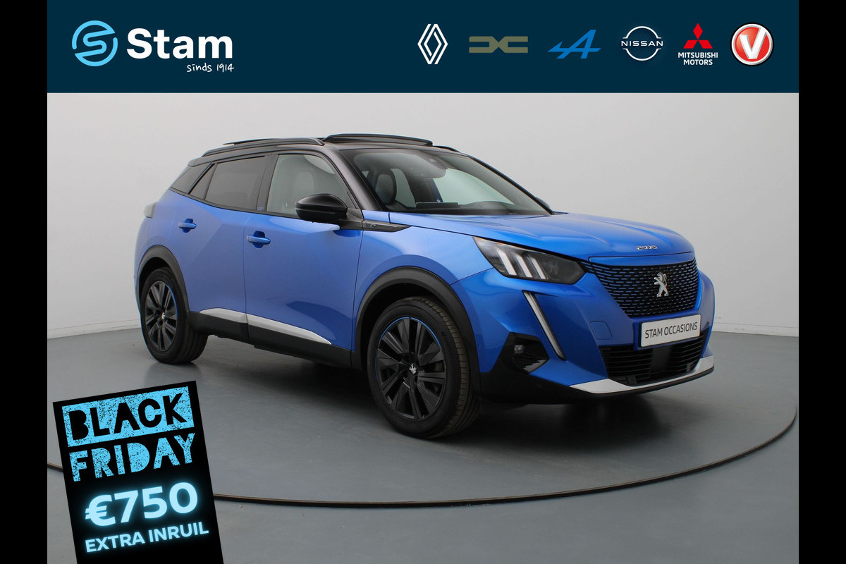 Peugeot e-2008 EV GT 50 kWh 360° Camera | Adapt. Cruise | Parkeersens. v+a | Stoelverw. | Panoramadak