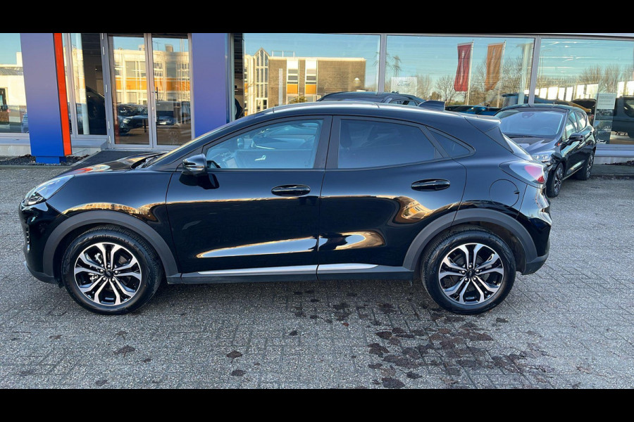 Ford Puma 1.0 EcoBoost Hybrid Titanium 125pk | NIEUWE MODEL! | Driver Assistance Pack | Winterpack | Panoramadak | Keyless Pack | Elek Achterklep | Reserve wiel