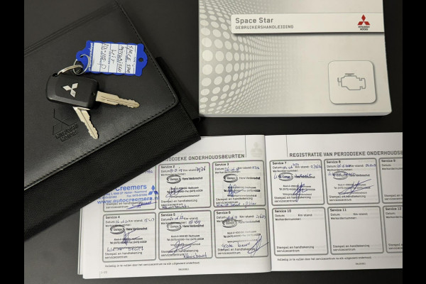 Mitsubishi Space Star 1.0 Intense Airco Elektrisch bedienbare spiegels en ramen voor/achter radio/CD 1e eigenaar!