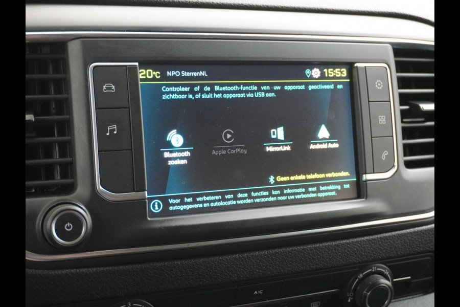 Peugeot e-Expert EV 50kWh 9-Persoons Airco Navi* Apple Carplay Android Auto Cruise Control 3 Zitrijen Dab+ Schuifdeur Privacy Glas Achterdeuren 1e Eigenaar Origineel Nederlandse Auto