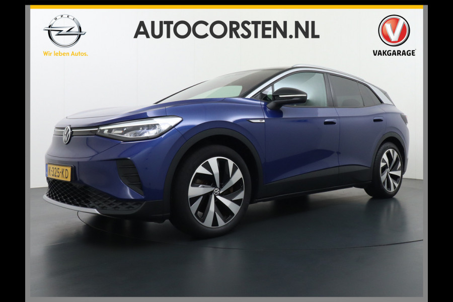 Volkswagen ID.4 First 77kWh Trekhaak Adap.Cruise Camera Pdc Android Auto Apple Carplay Stoelverwarming Navi Ecc Mirrorlink Privacy Glas Lmv Keyless DAB SOH=90% Origineel Nederlandse Auto 1.000KG Trekgewicht