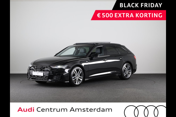 Audi A6 Avant 40 TFSI S edition Competition 204pk | Private lease vanaf € 1.140,- per maand | Panoramadak, achteruitrijcamera, Optiekpakket zwart plus, stoelverwarming voorin, variabele hoofdsteunen