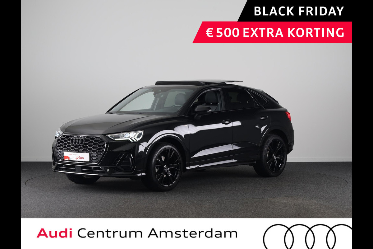 Audi Q3 Sportback 35 TFSI S Edition 150 pk S-tronic | Navigatie | Schuifdak | Parkeersensoren | Lichtmetalen velgen 20" | B&O Soundsystem | Lederen bekleding | S-Line |