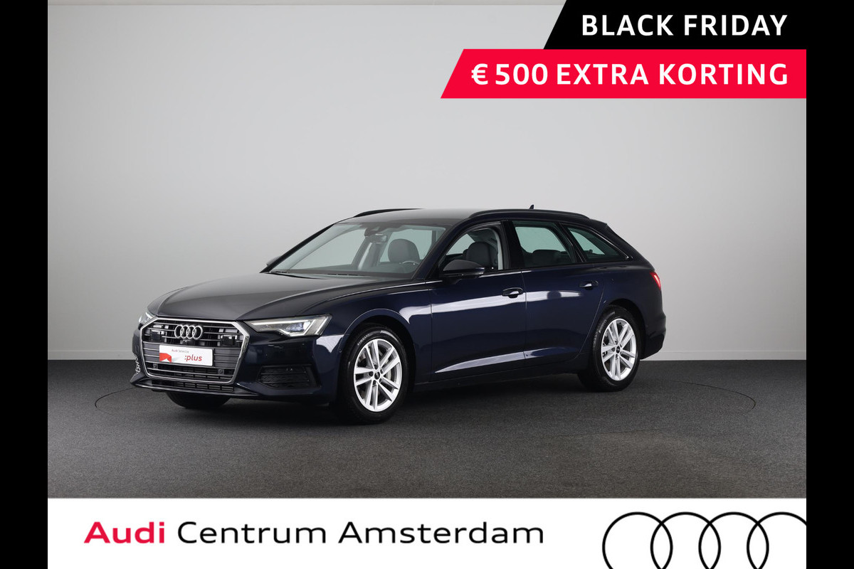 Audi A6 Avant 50 TFSI e quattro 299pk | Trekhaak wegklapbaar | Lederen bekleding | Electrisch verstelbare voorstoelen+geheugen bestuurdersstoel | Adaptieve cruise controle