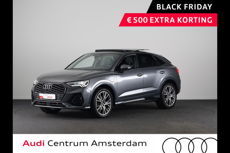 Audi Q3 Sportback 45 TFSI e S Edition 245 pk S-tronic | Navigatie | Panoramadak | Parkeersensoren | LED koplampen | Optiek pakket zwart |