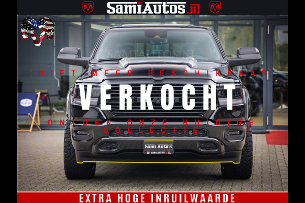 Dodge Ram 1500 GT EDITION | TRX PACK | VIRTUAL COCKPIT | HEAD-UP | ADAPTIVE CRUISE | 360 CAMERA | 5.7 HEMI V8 402PK | 4X4 | Comfortabele Dubbele Cabine met Royale 5 Zitplaatsen | BPM vrij | Nu Leverbaar uit Voorraad | Voorraad Nr 2437