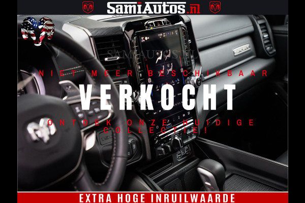 Dodge Ram 1500 GT EDITION | TRX PACK | VIRTUAL COCKPIT | HEAD-UP | ADAPTIVE CRUISE | 360 CAMERA | 5.7 HEMI V8 402PK | 4X4 | Comfortabele Dubbele Cabine met Royale 5 Zitplaatsen | BPM vrij | Nu Leverbaar uit Voorraad | Voorraad Nr 2437