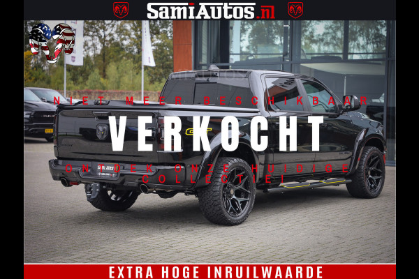Dodge Ram 1500 GT EDITION | TRX PACK | VIRTUAL COCKPIT | HEAD-UP | ADAPTIVE CRUISE | 360 CAMERA | 5.7 HEMI V8 402PK | 4X4 | Comfortabele Dubbele Cabine met Royale 5 Zitplaatsen | BPM vrij | Nu Leverbaar uit Voorraad | Voorraad Nr 2437