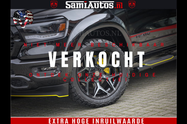 Dodge Ram 1500 GT EDITION | TRX PACK | VIRTUAL COCKPIT | HEAD-UP | ADAPTIVE CRUISE | 360 CAMERA | 5.7 HEMI V8 402PK | 4X4 | Comfortabele Dubbele Cabine met Royale 5 Zitplaatsen | BPM vrij | Nu Leverbaar uit Voorraad | Voorraad Nr 2437