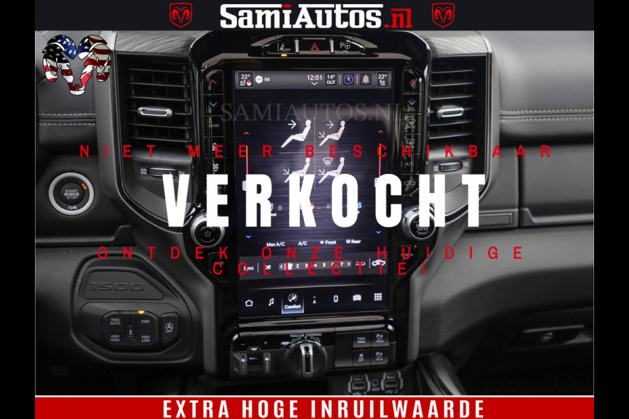 Dodge Ram 1500 GT EDITION | TRX PACK | VIRTUAL COCKPIT | HEAD-UP | ADAPTIVE CRUISE | 360 CAMERA | 5.7 HEMI V8 402PK | 4X4 | Comfortabele Dubbele Cabine met Royale 5 Zitplaatsen | BPM vrij | Nu Leverbaar uit Voorraad | Voorraad Nr 2437