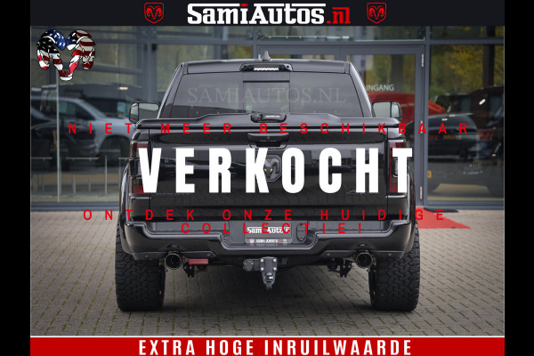 Dodge Ram 1500 GT EDITION | TRX PACK | VIRTUAL COCKPIT | HEAD-UP | ADAPTIVE CRUISE | 360 CAMERA | 5.7 HEMI V8 402PK | 4X4 | Comfortabele Dubbele Cabine met Royale 5 Zitplaatsen | BPM vrij | Nu Leverbaar uit Voorraad | Voorraad Nr 2437