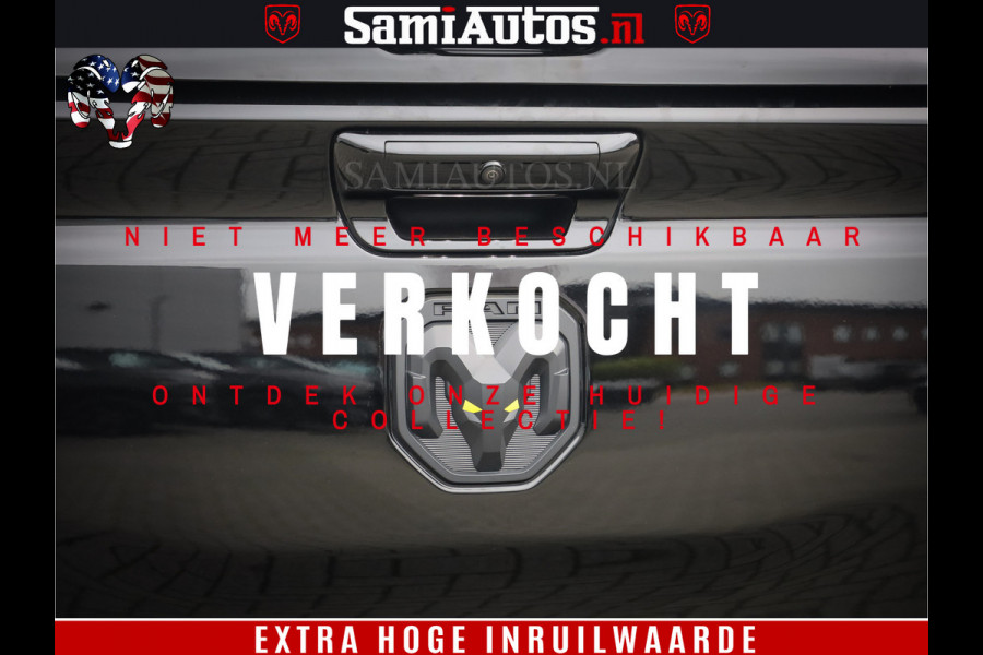 Dodge Ram 1500 GT EDITION | TRX PACK | VIRTUAL COCKPIT | HEAD-UP | ADAPTIVE CRUISE | 360 CAMERA | 5.7 HEMI V8 402PK | 4X4 | Comfortabele Dubbele Cabine met Royale 5 Zitplaatsen | BPM vrij | Nu Leverbaar uit Voorraad | Voorraad Nr 2437