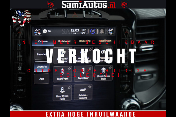 Dodge Ram 1500 GT EDITION | TRX PACK | VIRTUAL COCKPIT | HEAD-UP | ADAPTIVE CRUISE | 360 CAMERA | 5.7 HEMI V8 402PK | 4X4 | Comfortabele Dubbele Cabine met Royale 5 Zitplaatsen | BPM vrij | Nu Leverbaar uit Voorraad | Voorraad Nr 2437