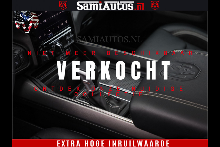 Dodge Ram 1500 GT EDITION | TRX PACK | VIRTUAL COCKPIT | HEAD-UP | ADAPTIVE CRUISE | 360 CAMERA | 5.7 HEMI V8 402PK | 4X4 | Comfortabele Dubbele Cabine met Royale 5 Zitplaatsen | BPM vrij | Nu Leverbaar uit Voorraad | Voorraad Nr 2437