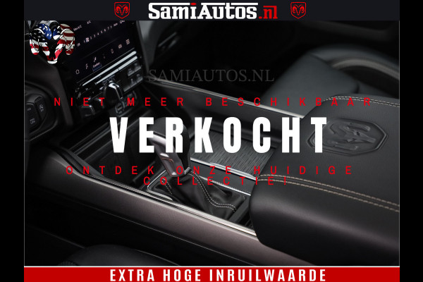 Dodge Ram 1500 GT EDITION | TRX PACK | VIRTUAL COCKPIT | HEAD-UP | ADAPTIVE CRUISE | 360 CAMERA | 5.7 HEMI V8 402PK | 4X4 | Comfortabele Dubbele Cabine met Royale 5 Zitplaatsen | BPM vrij | Nu Leverbaar uit Voorraad | Voorraad Nr 2437