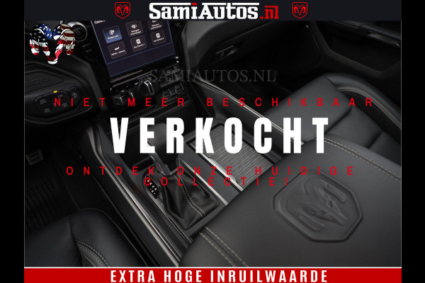 Dodge Ram 1500 GT EDITION | TRX PACK | VIRTUAL COCKPIT | HEAD-UP | ADAPTIVE CRUISE | 360 CAMERA | 5.7 HEMI V8 402PK | 4X4 | Comfortabele Dubbele Cabine met Royale 5 Zitplaatsen | BPM vrij | Nu Leverbaar uit Voorraad | Voorraad Nr 2437