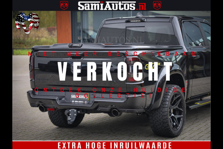 Dodge Ram 1500 GT EDITION | TRX PACK | VIRTUAL COCKPIT | HEAD-UP | ADAPTIVE CRUISE | 360 CAMERA | 5.7 HEMI V8 402PK | 4X4 | Comfortabele Dubbele Cabine met Royale 5 Zitplaatsen | BPM vrij | Nu Leverbaar uit Voorraad | Voorraad Nr 2437