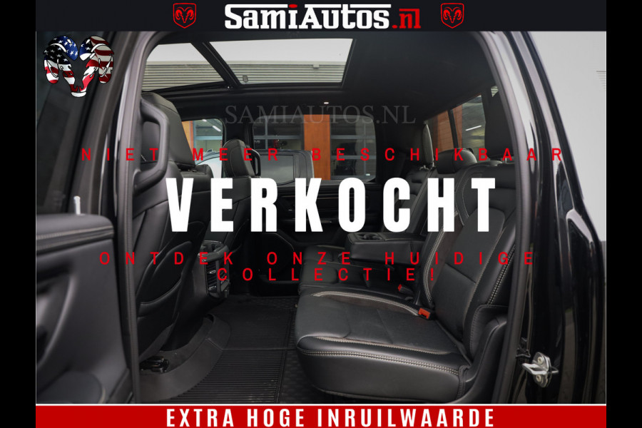 Dodge Ram 1500 GT EDITION | TRX PACK | VIRTUAL COCKPIT | HEAD-UP | ADAPTIVE CRUISE | 360 CAMERA | 5.7 HEMI V8 402PK | 4X4 | Comfortabele Dubbele Cabine met Royale 5 Zitplaatsen | BPM vrij | Nu Leverbaar uit Voorraad | Voorraad Nr 2437