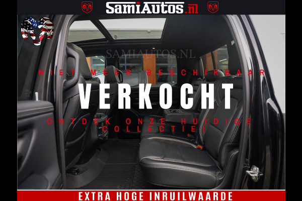 Dodge Ram 1500 GT EDITION | TRX PACK | VIRTUAL COCKPIT | HEAD-UP | ADAPTIVE CRUISE | 360 CAMERA | 5.7 HEMI V8 402PK | 4X4 | Comfortabele Dubbele Cabine met Royale 5 Zitplaatsen | BPM vrij | Nu Leverbaar uit Voorraad | Voorraad Nr 2437