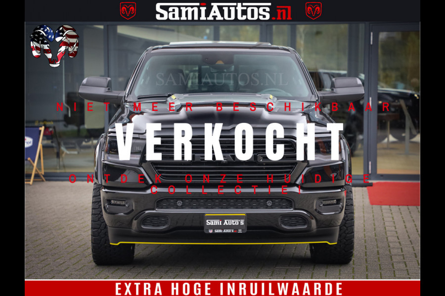 Dodge Ram 1500 GT EDITION | TRX PACK | VIRTUAL COCKPIT | HEAD-UP | ADAPTIVE CRUISE | 360 CAMERA | 5.7 HEMI V8 402PK | 4X4 | Comfortabele Dubbele Cabine met Royale 5 Zitplaatsen | BPM vrij | Nu Leverbaar uit Voorraad | Voorraad Nr 2437