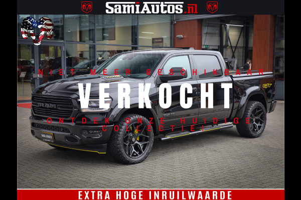 Dodge Ram 1500 GT EDITION | TRX PACK | VIRTUAL COCKPIT | HEAD-UP | ADAPTIVE CRUISE | 360 CAMERA | 5.7 HEMI V8 402PK | 4X4 | Comfortabele Dubbele Cabine met Royale 5 Zitplaatsen | BPM vrij | Nu Leverbaar uit Voorraad | Voorraad Nr 2437