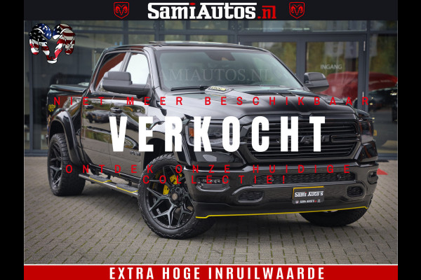 Dodge Ram 1500 GT EDITION | TRX PACK | VIRTUAL COCKPIT | HEAD-UP | ADAPTIVE CRUISE | 360 CAMERA | 5.7 HEMI V8 402PK | 4X4 | Comfortabele Dubbele Cabine met Royale 5 Zitplaatsen | BPM vrij | Nu Leverbaar uit Voorraad | Voorraad Nr 2437