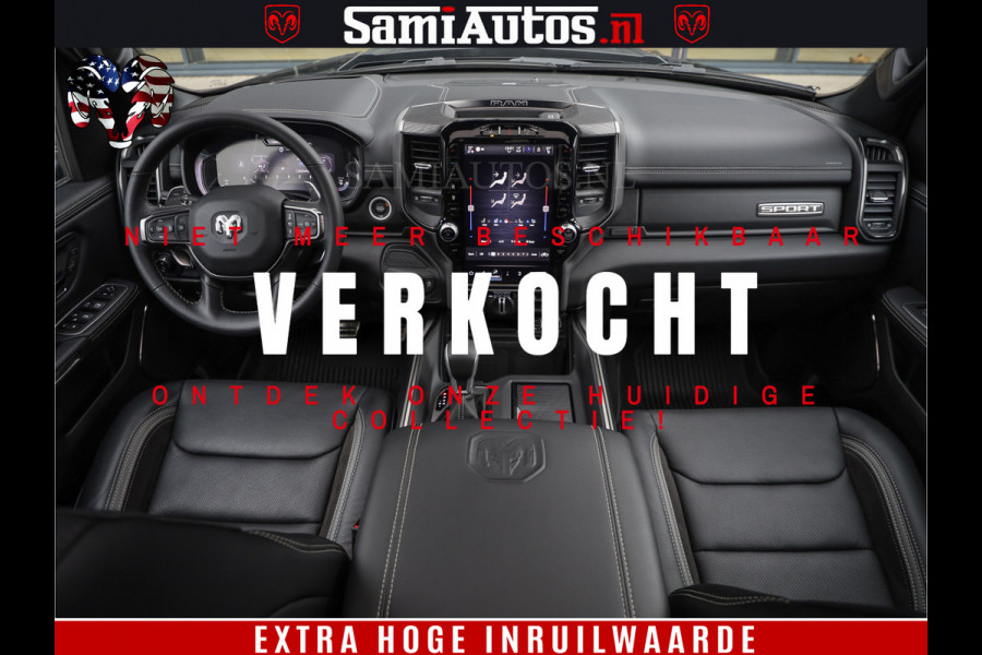 Dodge Ram 1500 GT EDITION | TRX PACK | VIRTUAL COCKPIT | HEAD-UP | ADAPTIVE CRUISE | 360 CAMERA | 5.7 HEMI V8 402PK | 4X4 | Comfortabele Dubbele Cabine met Royale 5 Zitplaatsen | BPM vrij | Nu Leverbaar uit Voorraad | Voorraad Nr 2437
