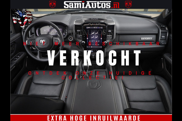 Dodge Ram 1500 GT EDITION | TRX PACK | VIRTUAL COCKPIT | HEAD-UP | ADAPTIVE CRUISE | 360 CAMERA | 5.7 HEMI V8 402PK | 4X4 | Comfortabele Dubbele Cabine met Royale 5 Zitplaatsen | BPM vrij | Nu Leverbaar uit Voorraad | Voorraad Nr 2437