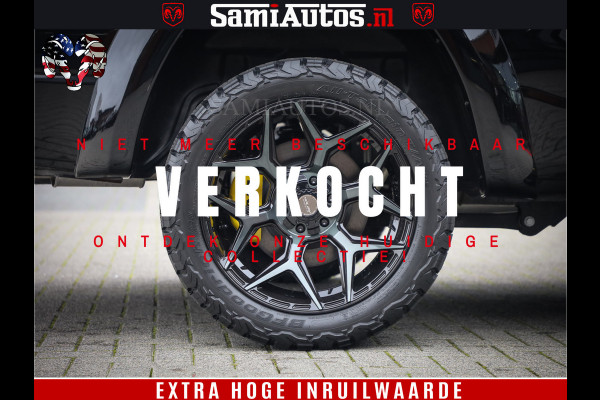 Dodge Ram 1500 GT EDITION | TRX PACK | VIRTUAL COCKPIT | HEAD-UP | ADAPTIVE CRUISE | 360 CAMERA | 5.7 HEMI V8 402PK | 4X4 | Comfortabele Dubbele Cabine met Royale 5 Zitplaatsen | BPM vrij | Nu Leverbaar uit Voorraad | Voorraad Nr 2437