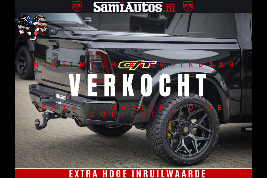 Dodge Ram 1500 GT EDITION | TRX PACK | VIRTUAL COCKPIT | HEAD-UP | ADAPTIVE CRUISE | 360 CAMERA | 5.7 HEMI V8 402PK | 4X4 | Comfortabele Dubbele Cabine met Royale 5 Zitplaatsen | BPM vrij | Nu Leverbaar uit Voorraad | Voorraad Nr 2437